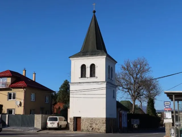 Classicist bell tower in Rakytovce